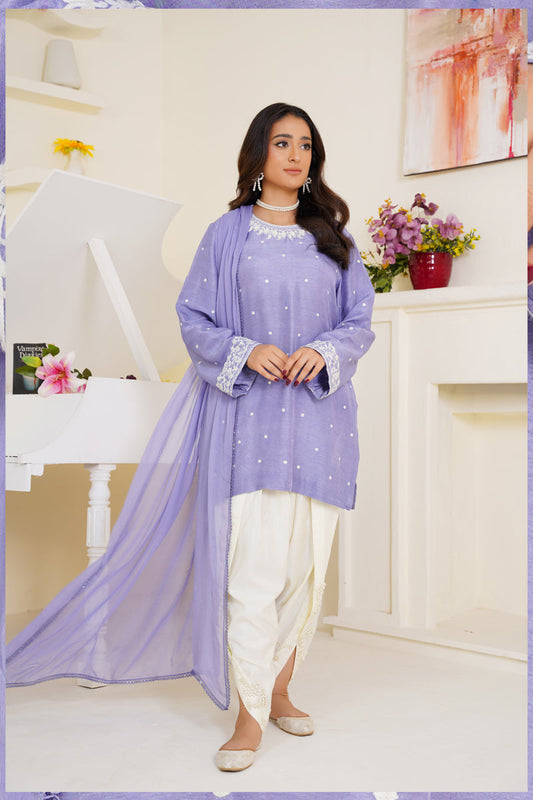 Lavender Whisper (2Pc Shirt, Dupta)