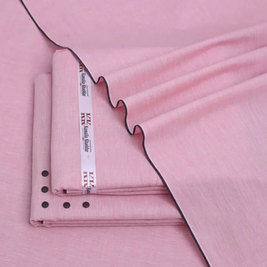 Soft Pink Khaddar Unstitched Suit